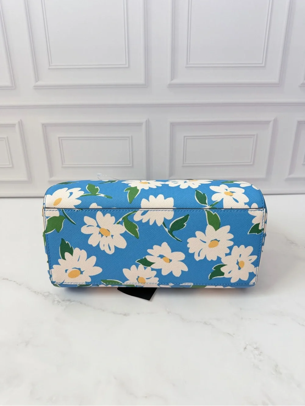 Kate Spade Madison Charming Daisy Duffle Crossbody Bag Blue Floral NWT $349